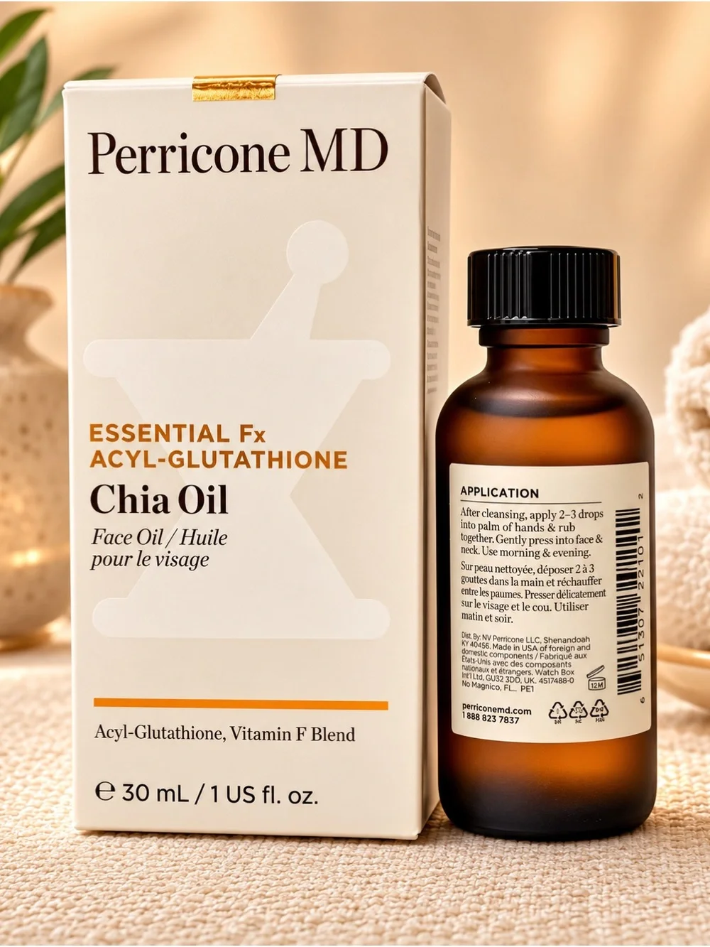 Perricone MD Essential Fx Acyl-glutathione Chia Oil Face Oil 30ml 1 Oz